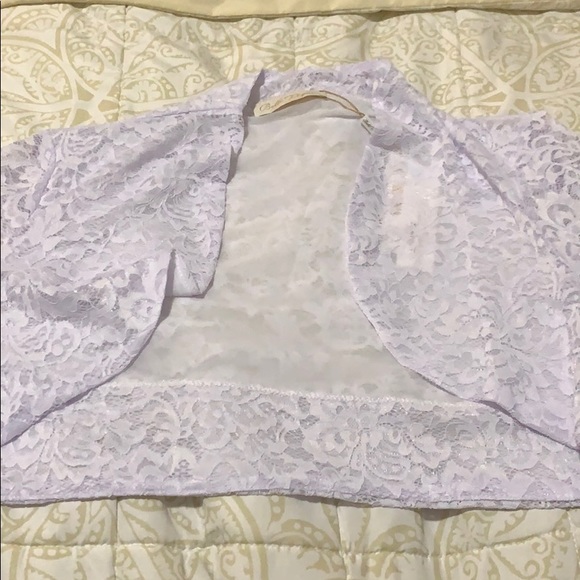 White Lace Bolero - 1950s Style - Picture 7 of 10